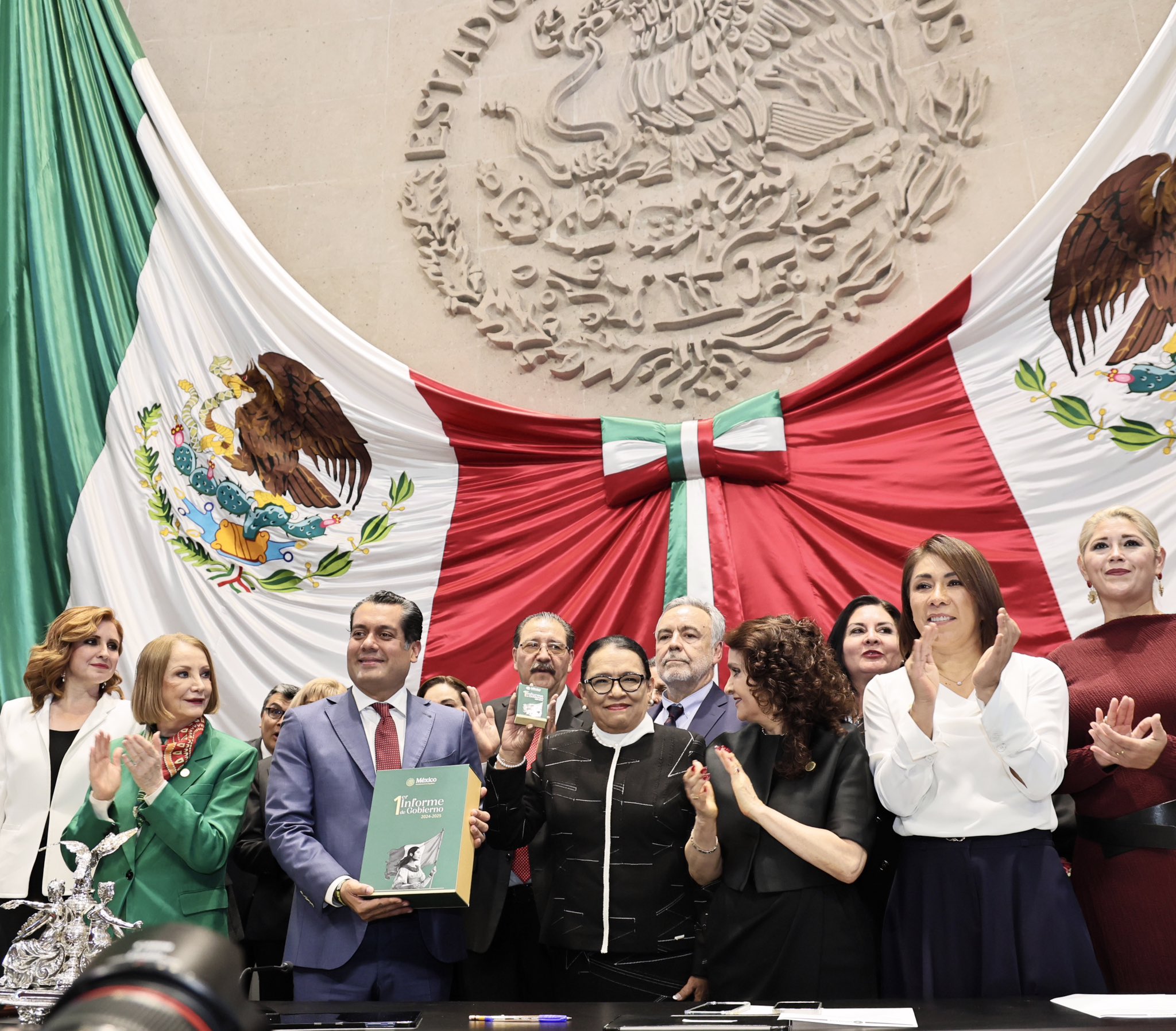 Rosa Icela Rodríguez entrega el I Informe de Gobierno de Sheinbaum
