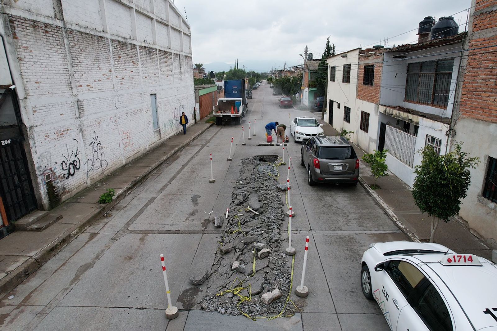 Realiza MIAA obra de alcantarillado en la colonia Vicente Guerrero para evitar brotes