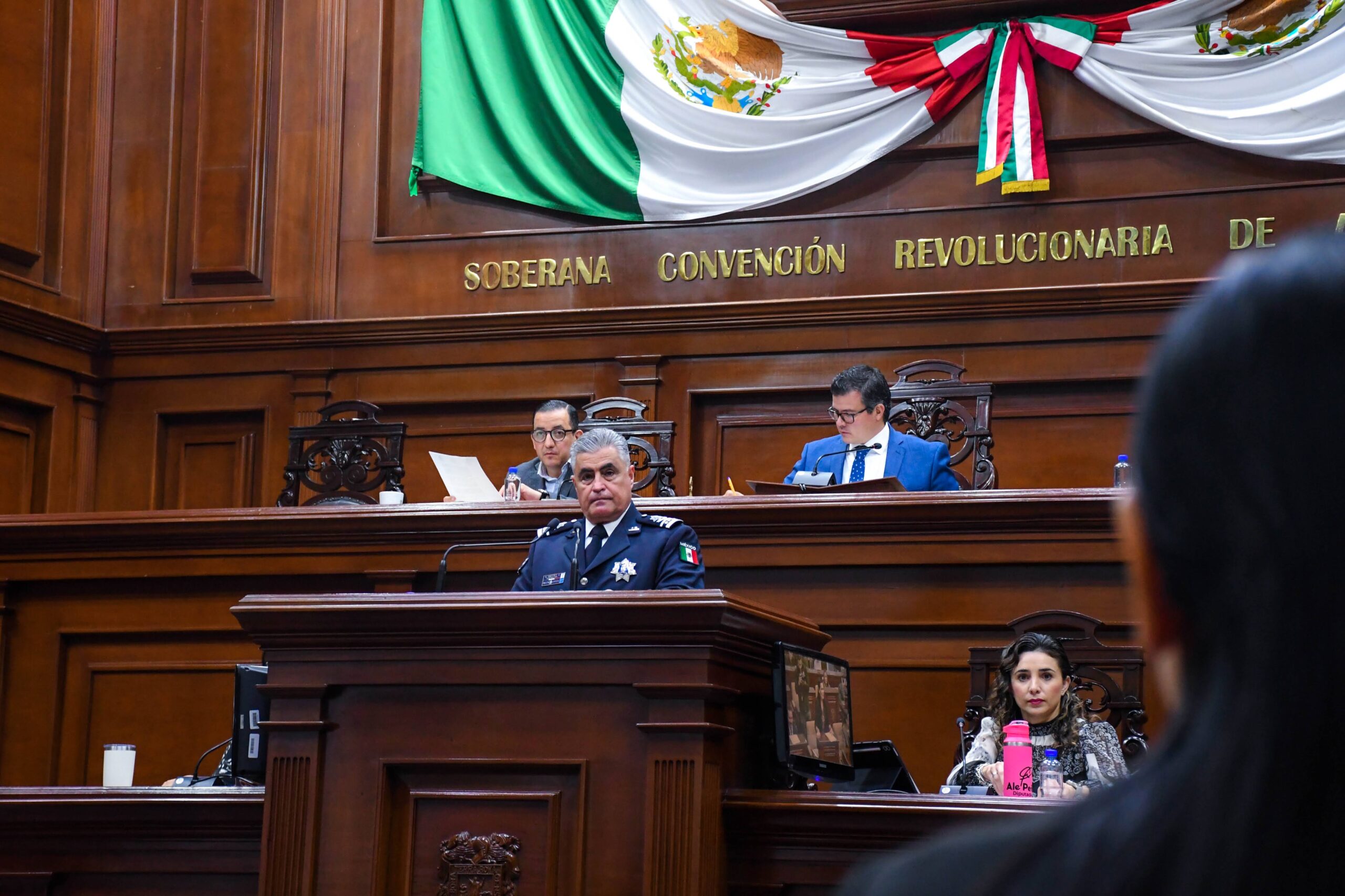 Titulares de Seguridad Pública y Salud comparecen ante el Congreso de Aguascalientes por la Glosa del Tercer Informe de Gobierno de Tere Jiménez