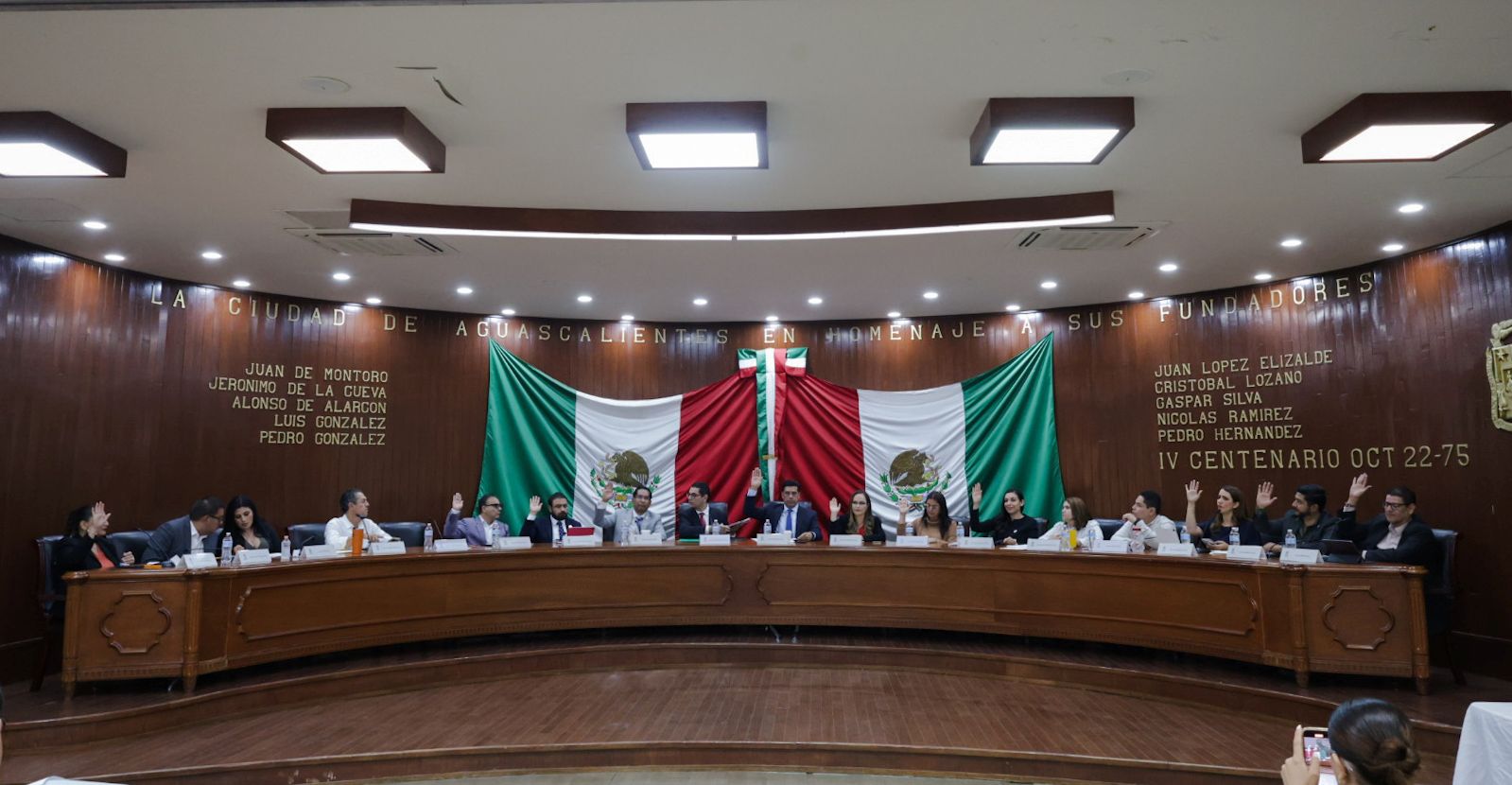 Llevarán a cabo esión Solemne conmemorativa por el 450 Aniversario de la Fundación de la Ciudad de Aguascalientes