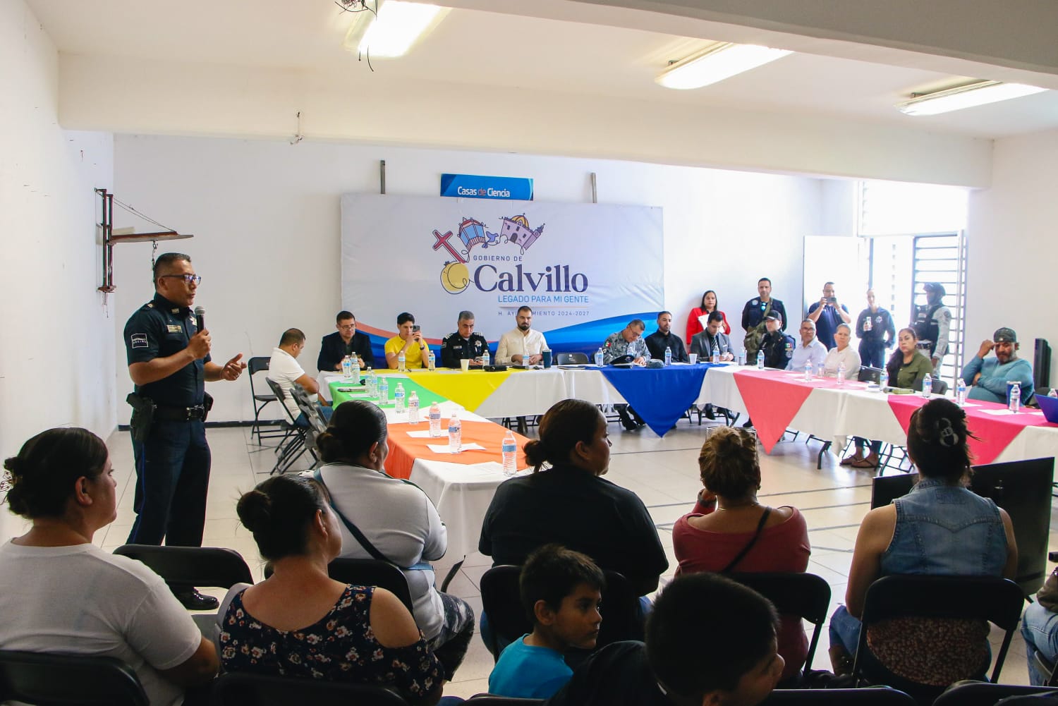 Fortalecen coordinación de seguridad ciudadana en Calvillo