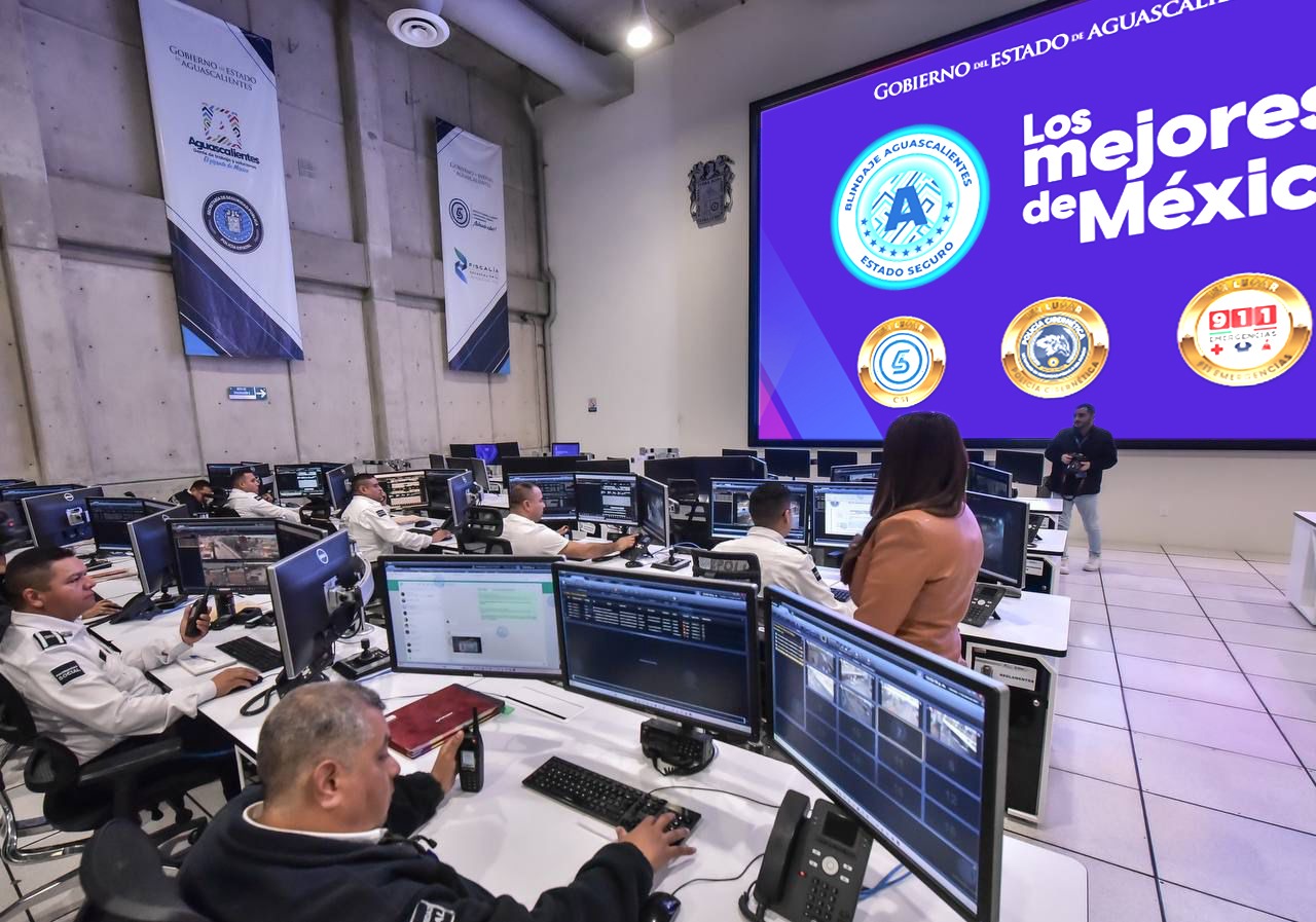 C5I de Aguascalientes reafirma su liderazgo al ser reconocido como el número