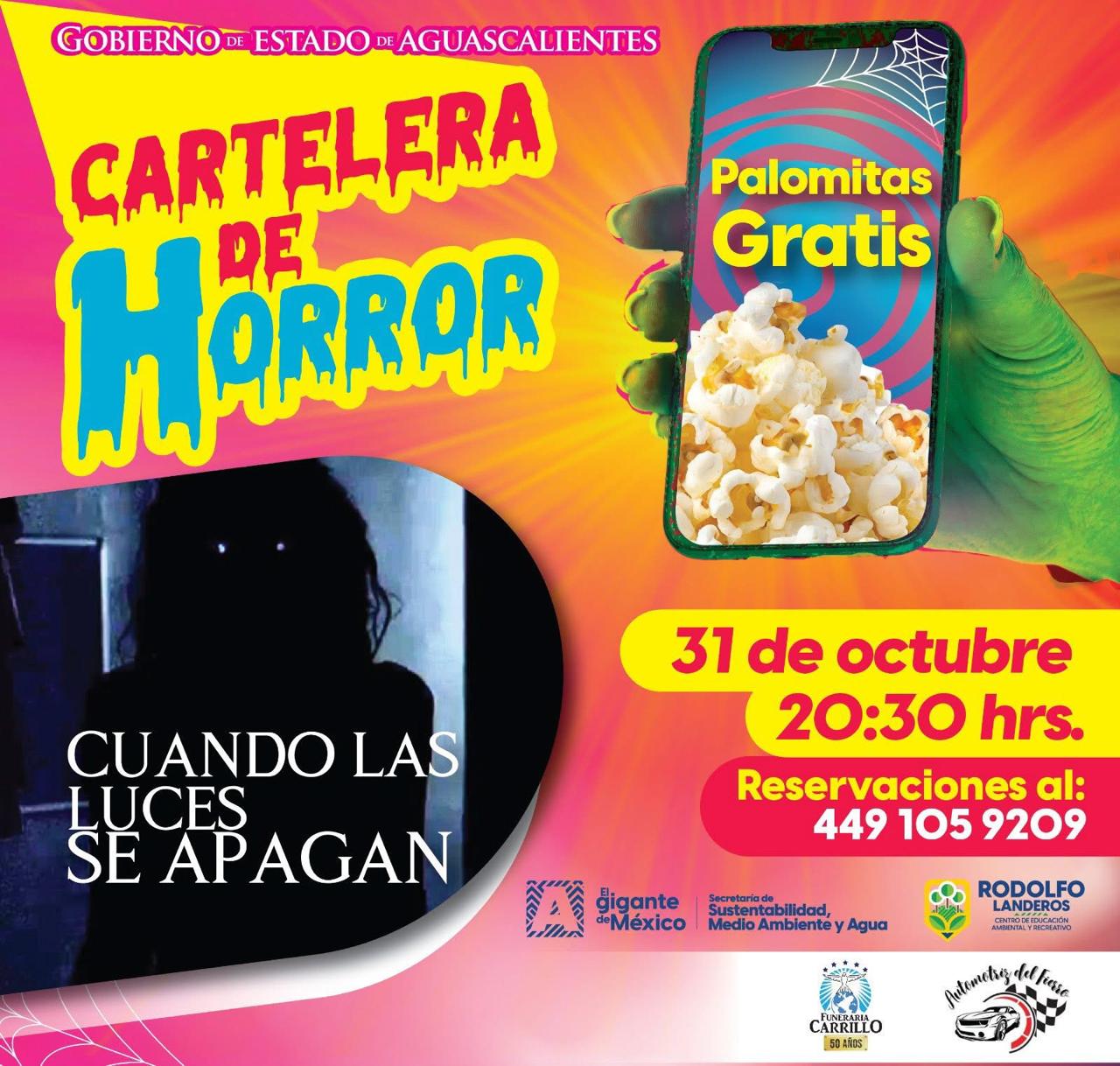 Vive dos noches de miedo y diversión en el Parque Rodolfo Landeros; habrá cine gratis