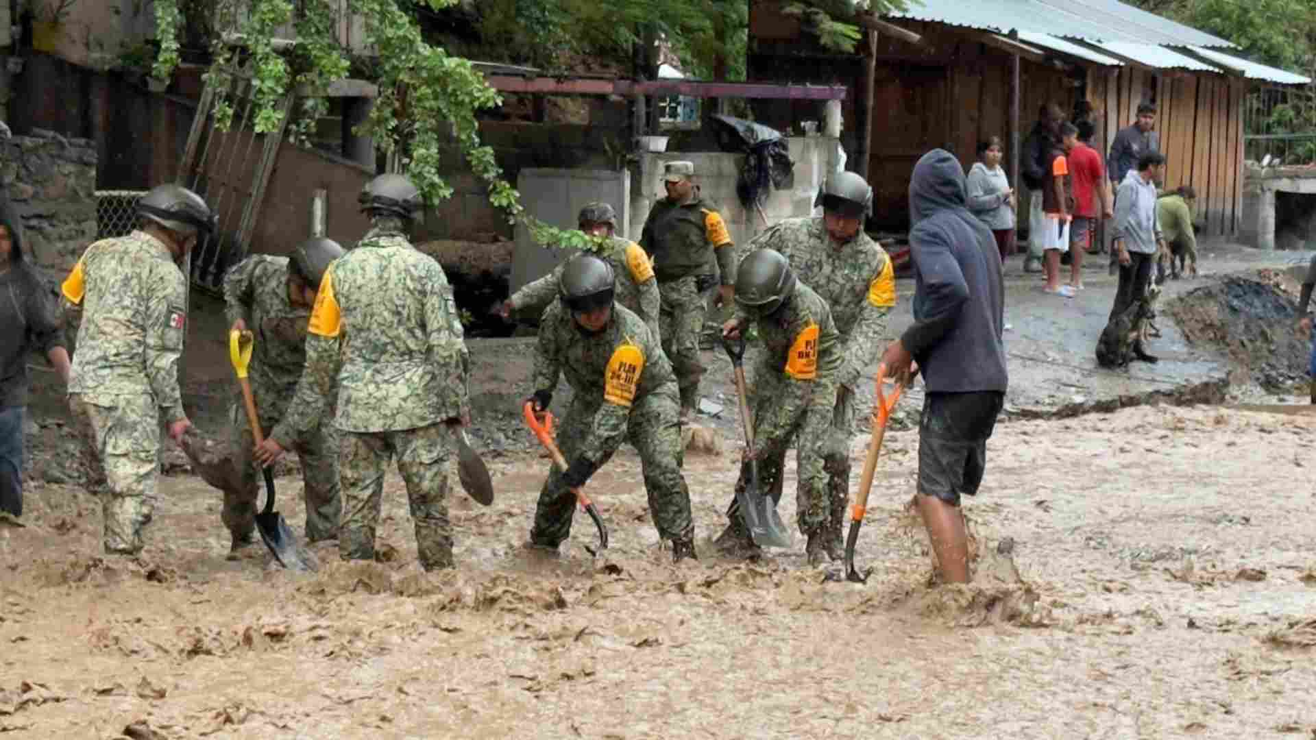 Ejército y Guardia Nacional activan Plan DN-III-E por lluvias en siete estados