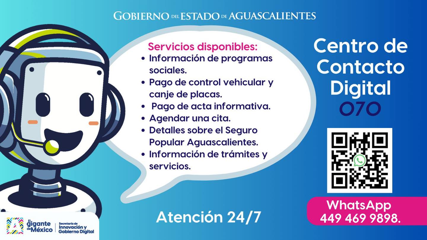 Atención ciudadana 24/7 en el Centro de Contacto Digital 070