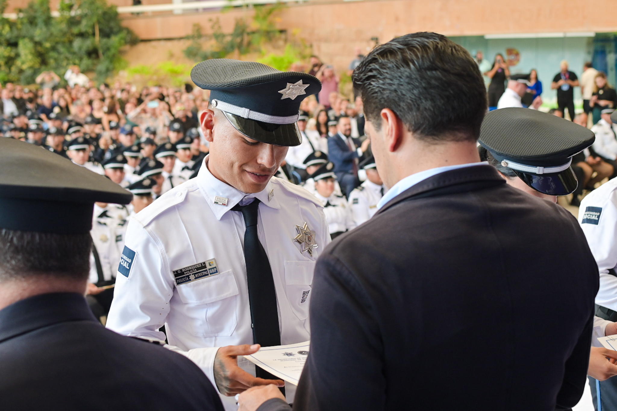 Fortalece Leo Montañez la seguridad pública en Aguascalientes con 78 nuevos policías