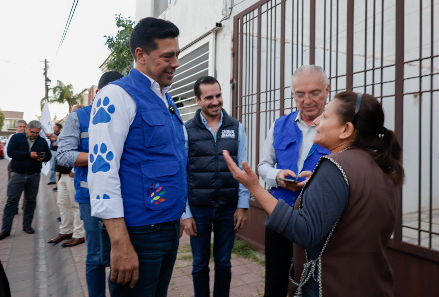 VIsita presidente de frente fraccionamiento Trojes de Oriente II