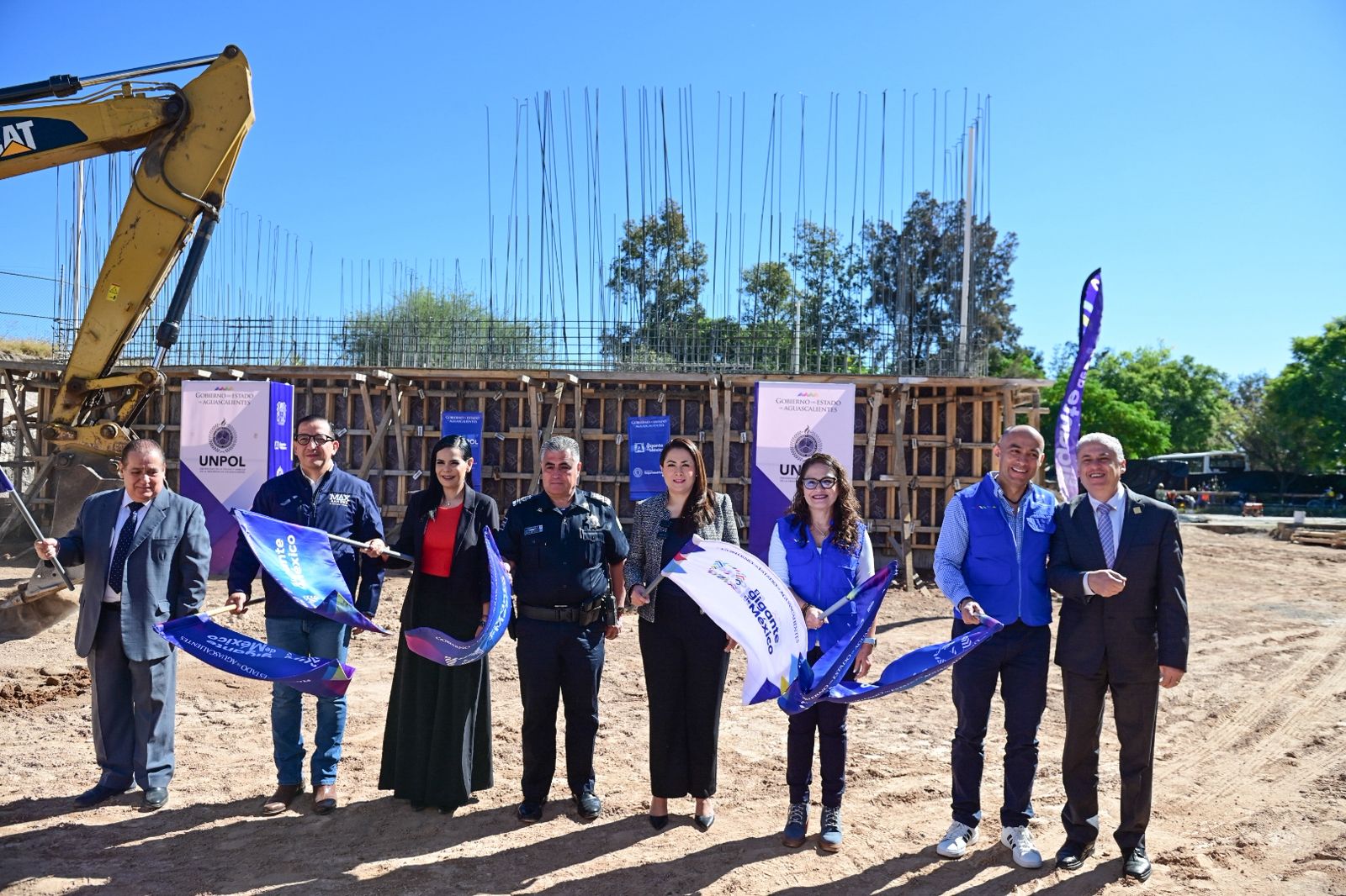 Tere Jiménez supervisa la construcción del nuevo edificio de prácticas policiales, fortalecerá la formación de las corporaciones de seguridad