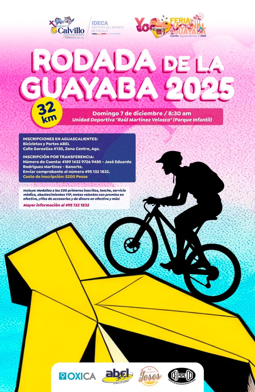 Invitan a la Rodada de la Guayaba en Calvillo