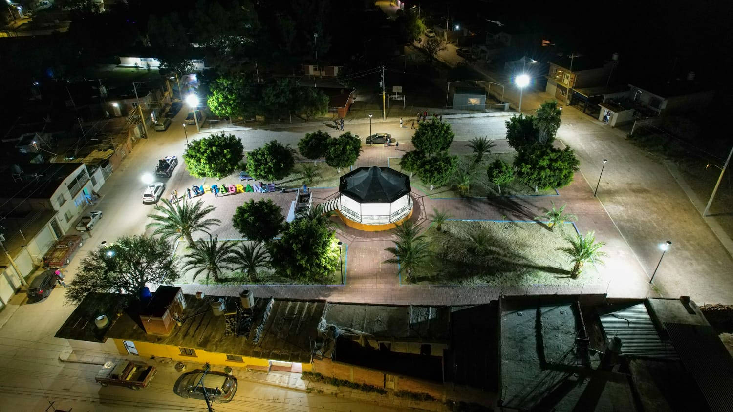 Nueva iluminación para Mesa Grande, Calvillo