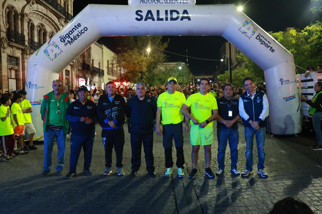 Con gran éxito se realizó la Carrera Nocturna de la Copa Aguascalientes 2025