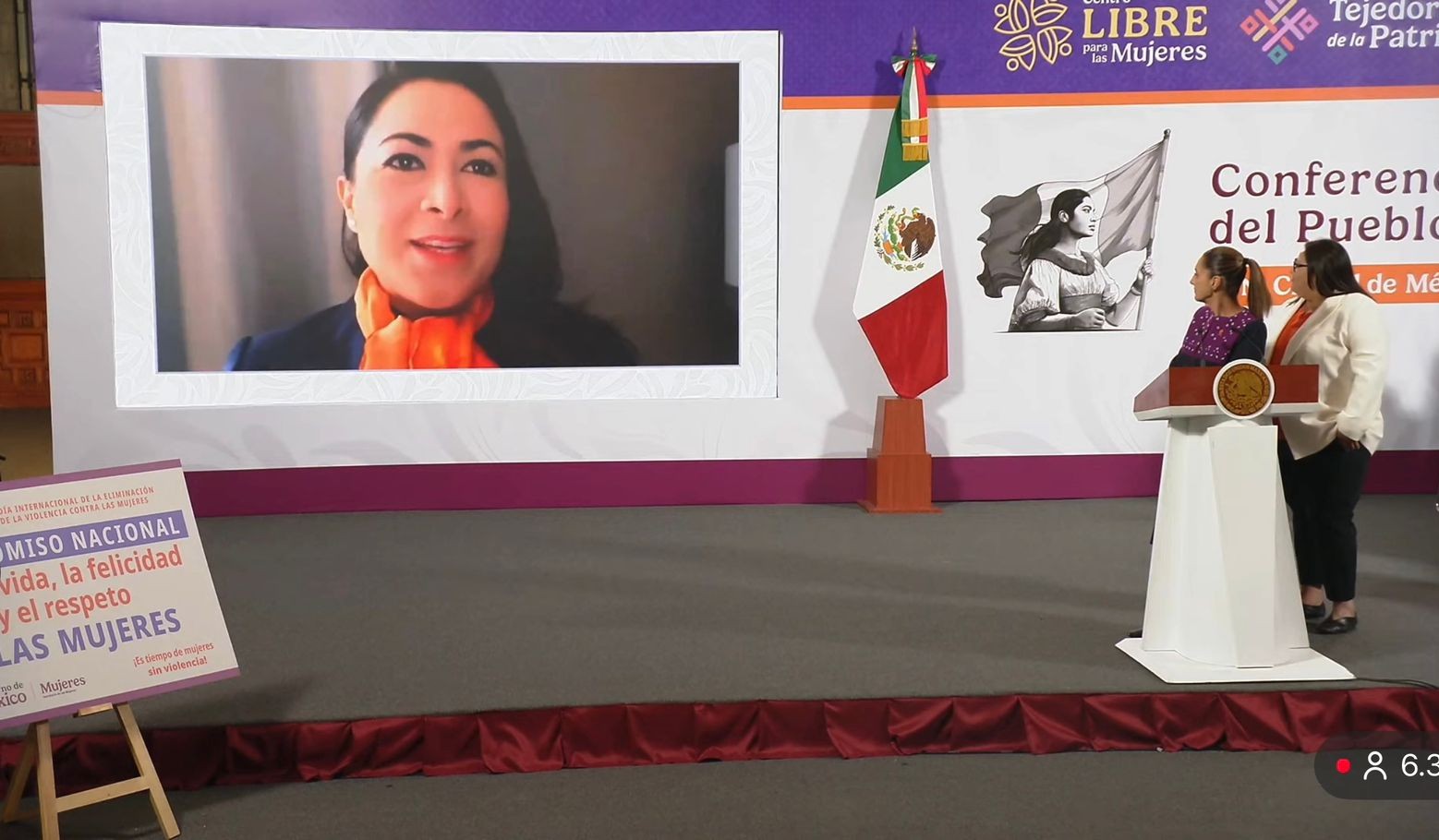 Tere Jiménez reitera su compromiso con la igualdad y la tranquilidad de las mujeres de Aguascalientes, sumándose a campaña nacional
