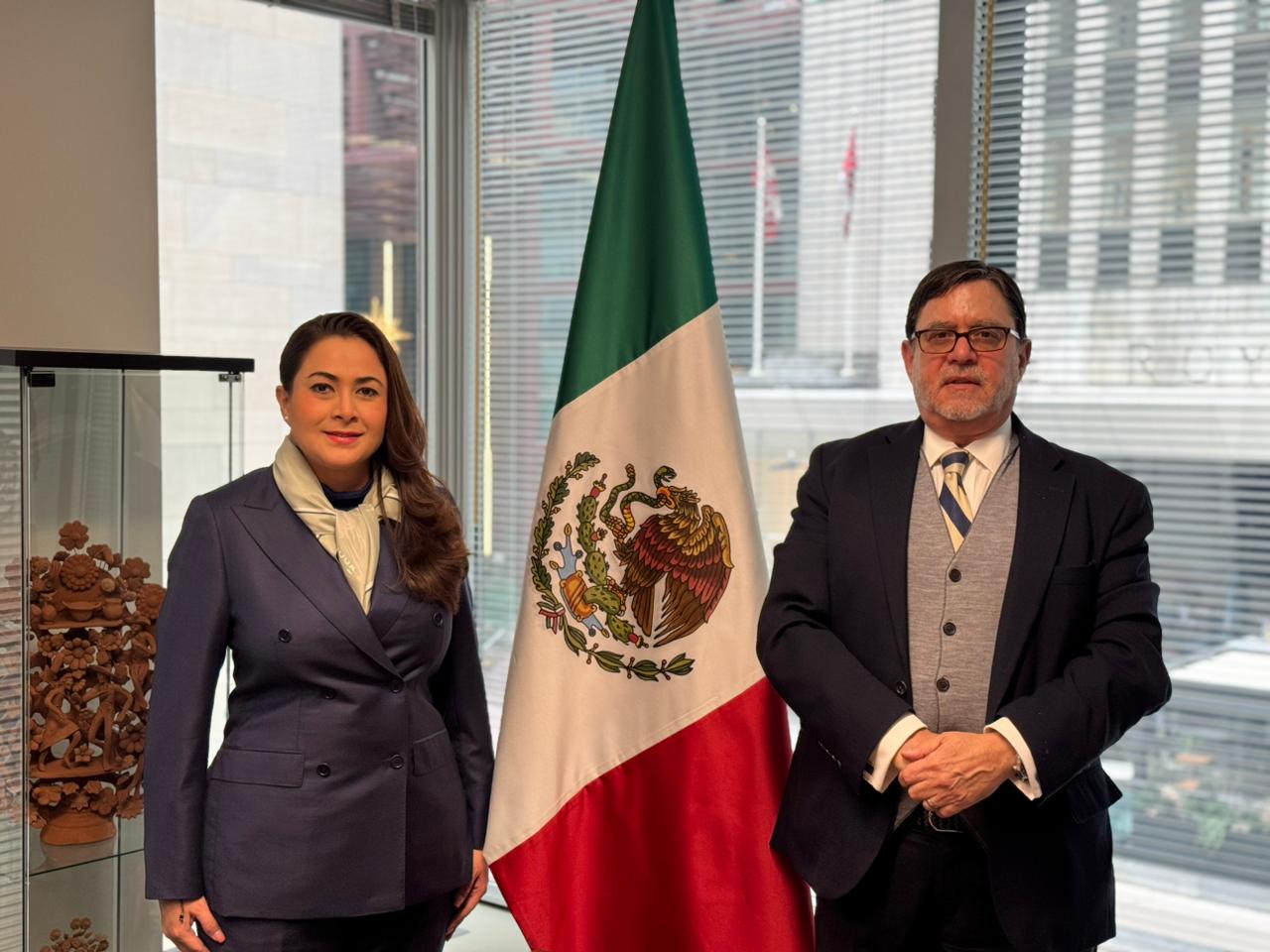 Abre Tere Jiménez posibilidades de atraer al estado nuevas inversiones de Canadá, en el sector automotriz