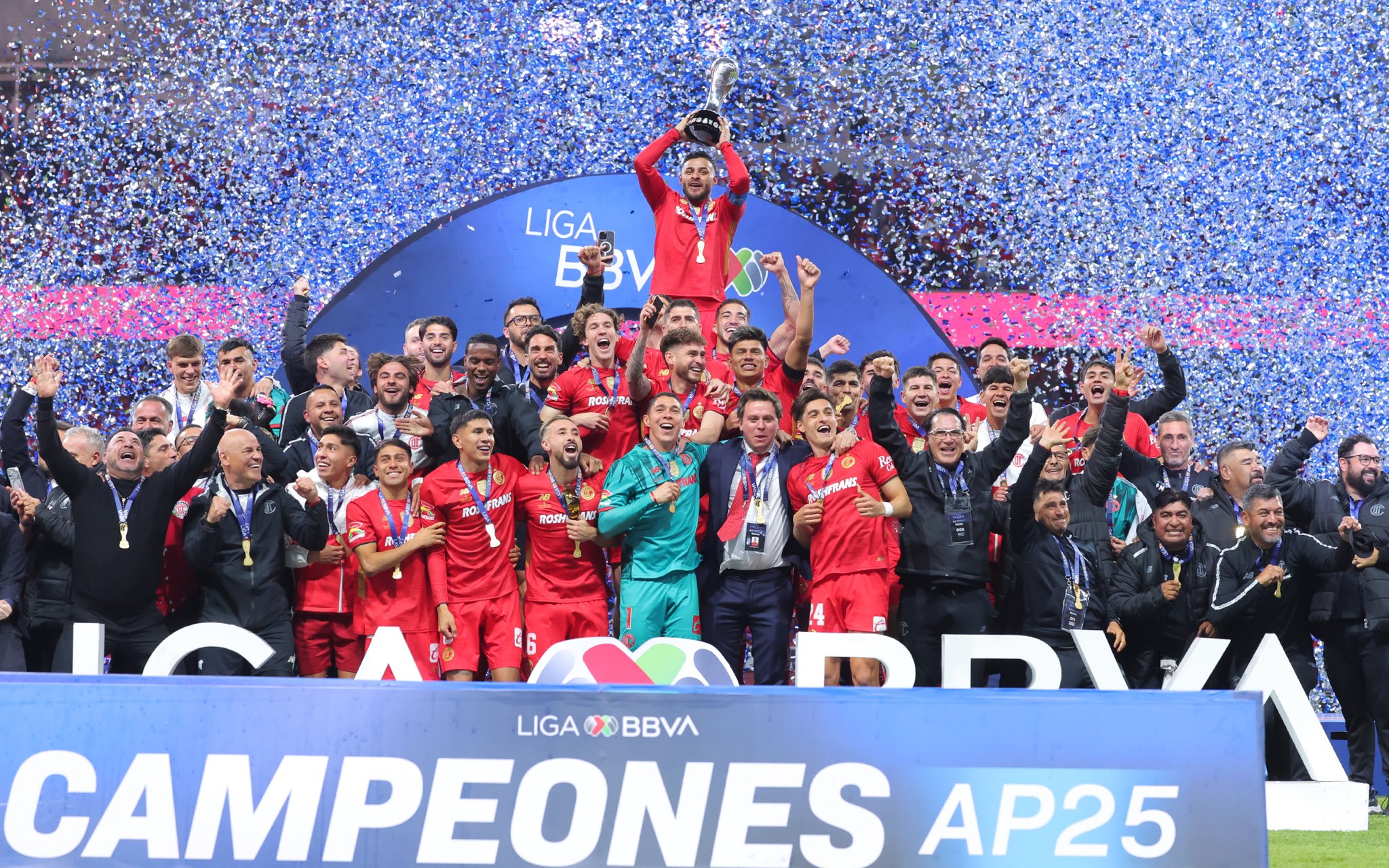 Toluca es bicampeón de la Liga Mx