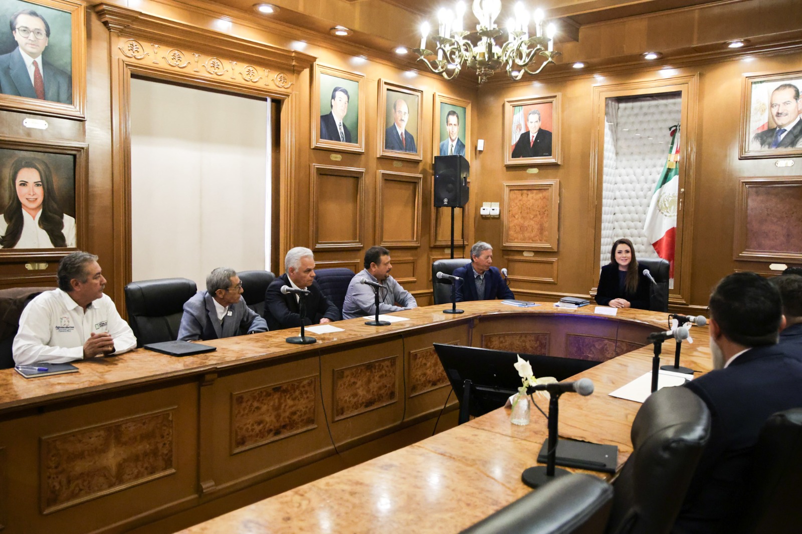 Tere Jiménez se reúne con delegados federales para revisar estrategicas de fortalecimiento al campo