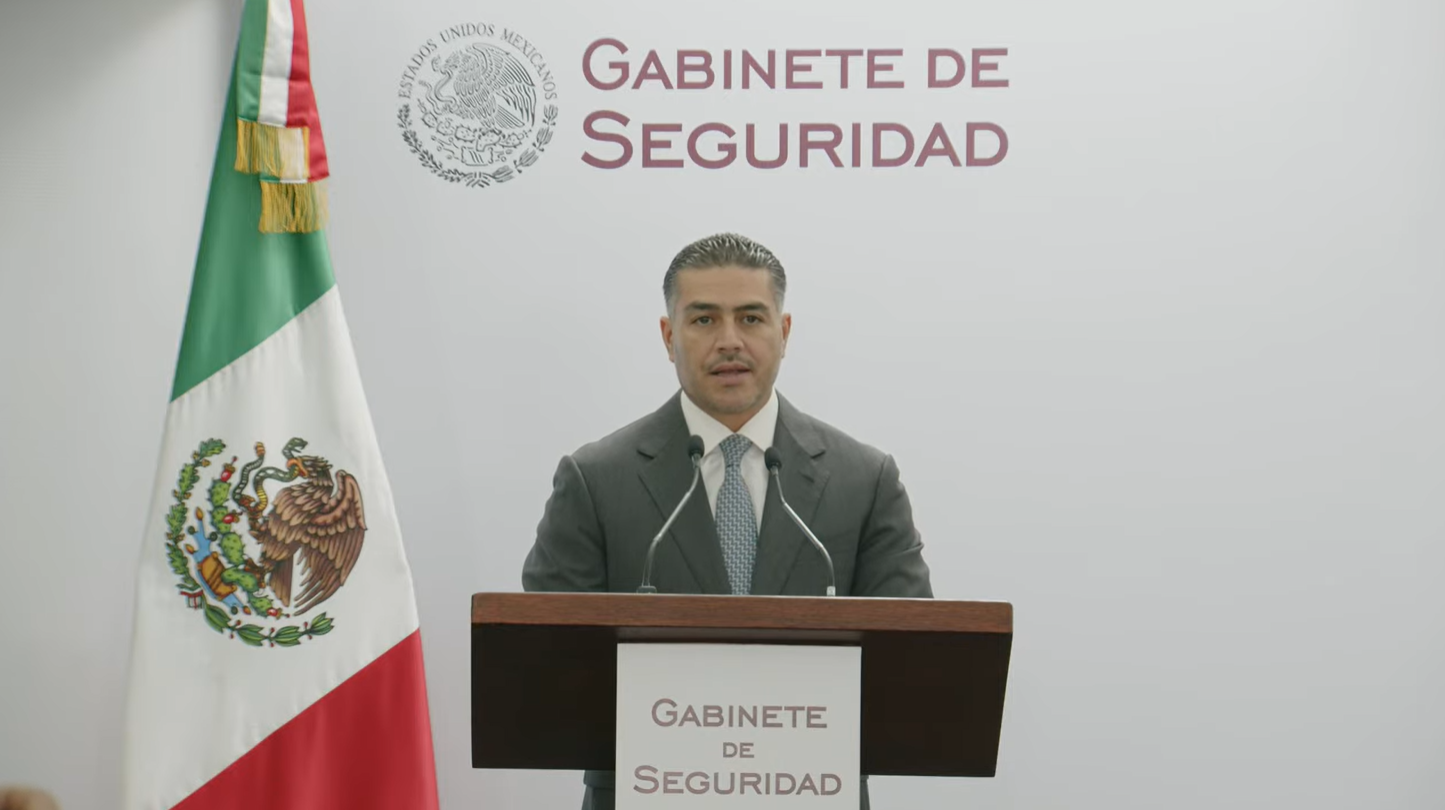 Informa el Gabinete de Seguridad federal sobre acciones relevantes