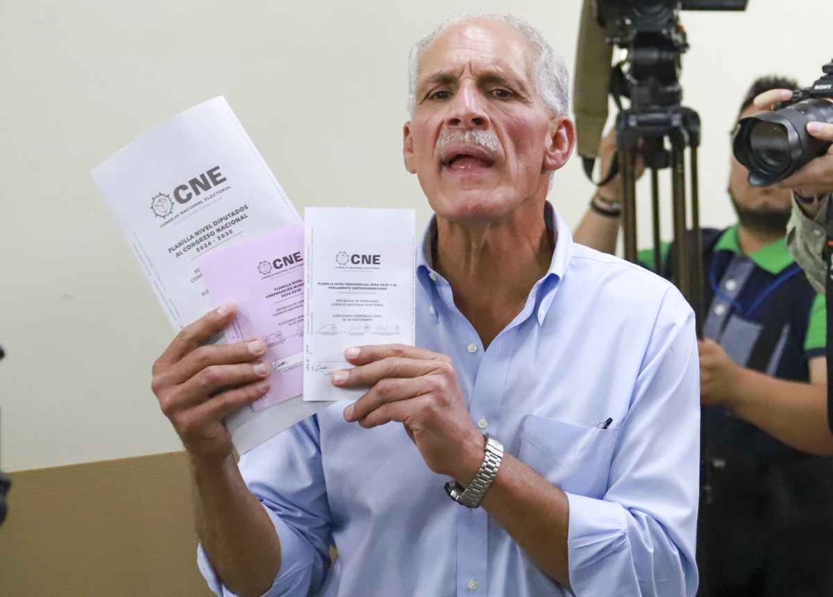 Asfura se mantiene a la cabeza en los resultados de presidenciales en Honduras con 40.31 % de los votos