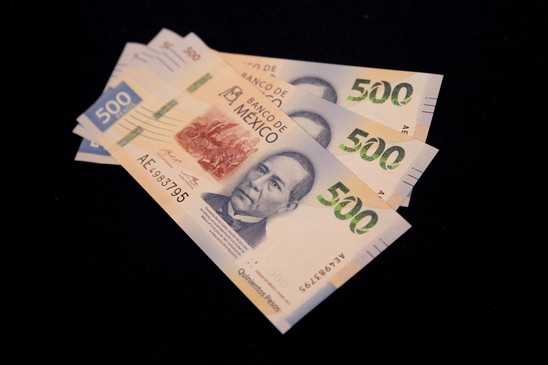 El peso toca su mejor nivel del año y cierra en 17.14 por dólar