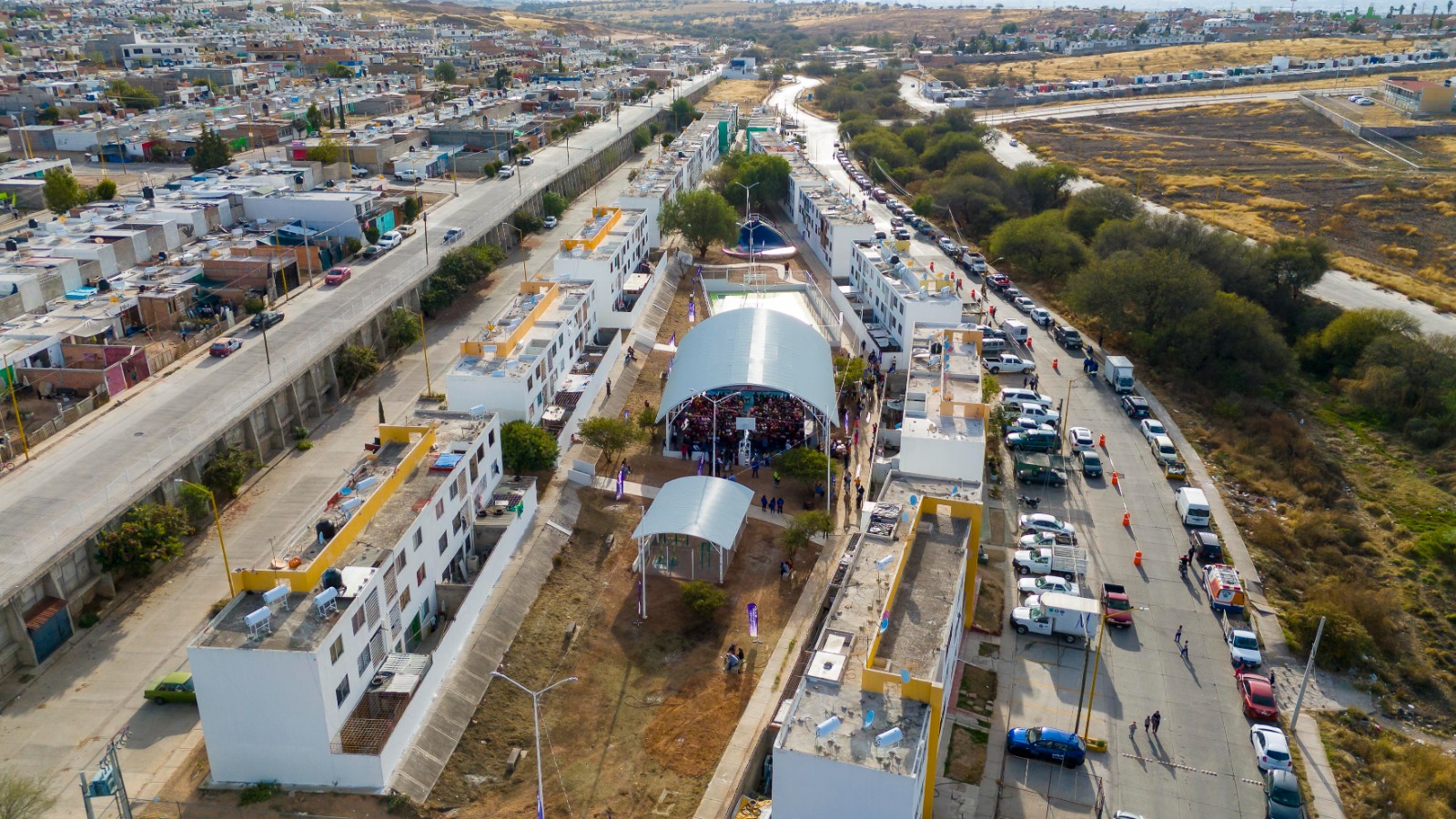 Entregan nuevo parque en la Ribera, San Francisco de los Romo