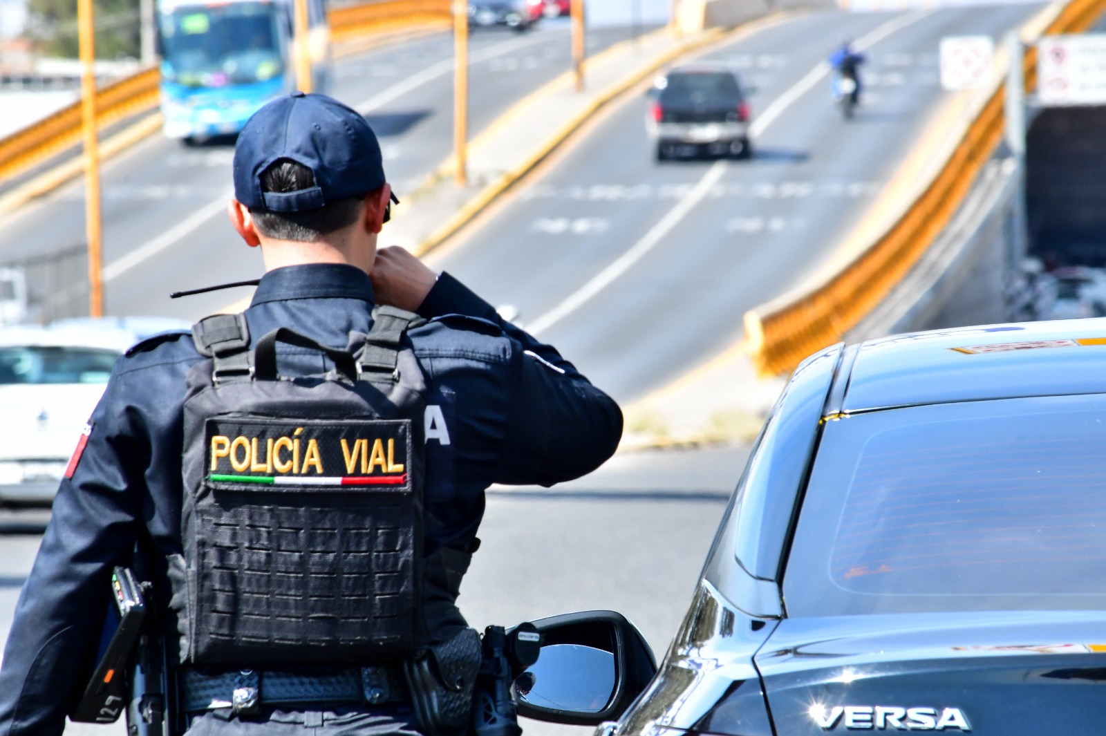 Policía vial promueve una movilidad segura y responsable en avenidas principales con el operativo radar