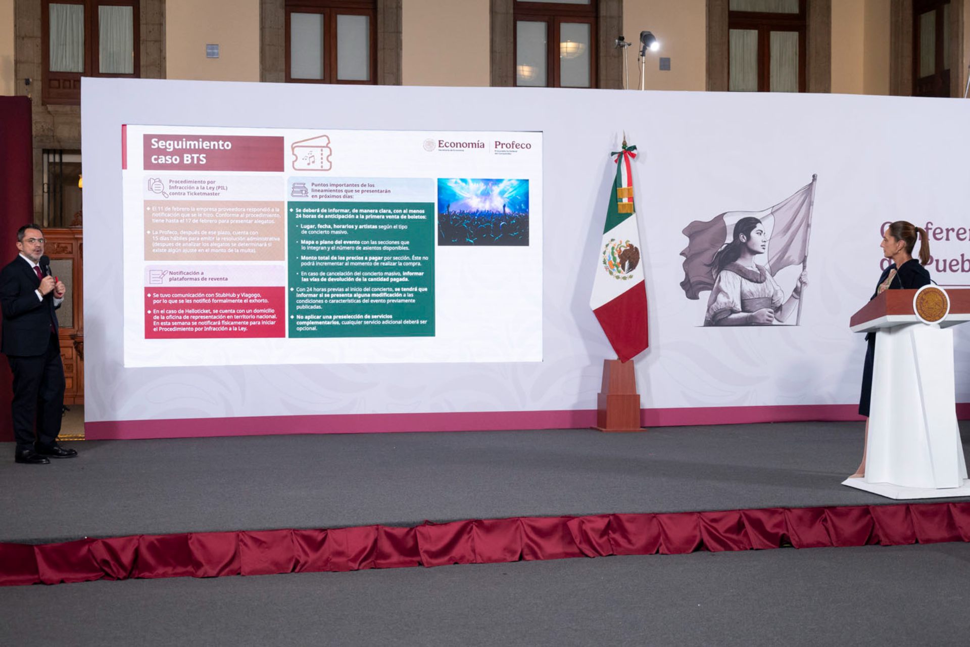 Profeco anuncia lineamientos para venta de boletos de eventos masivos