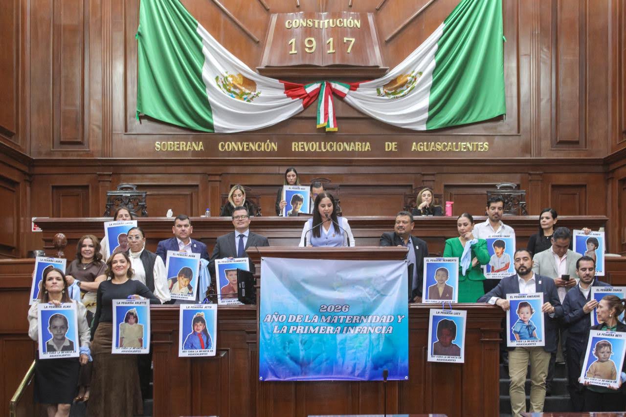 Protección y cuidado a la maternidad y primera infancia, declara Congreso de Aguascalientes