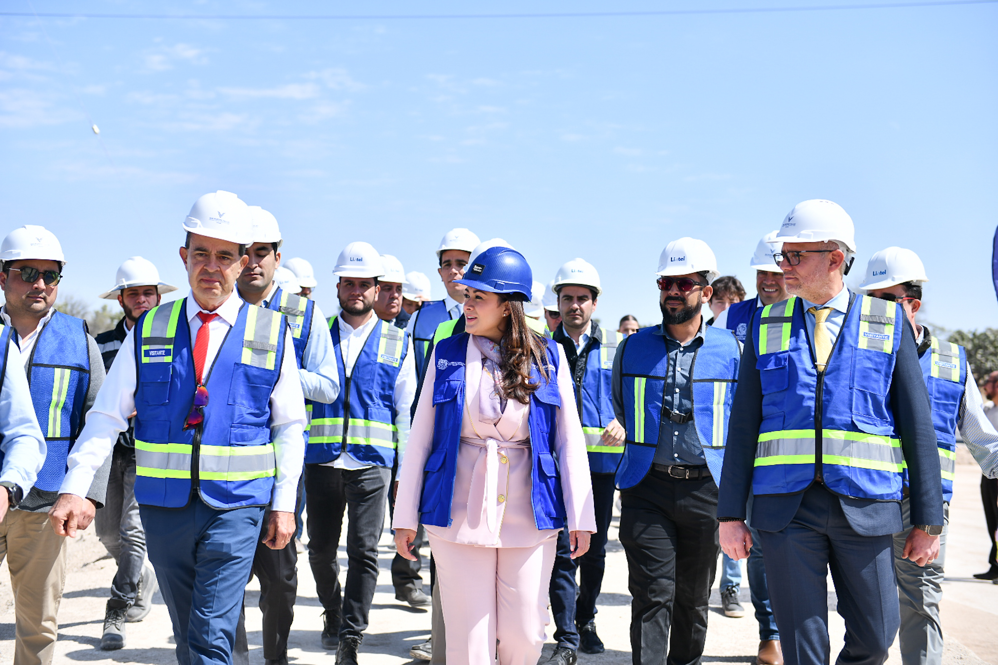 Supervisa Tere Jiménez avances del nuevo Parque Industrial San Marcos Valley