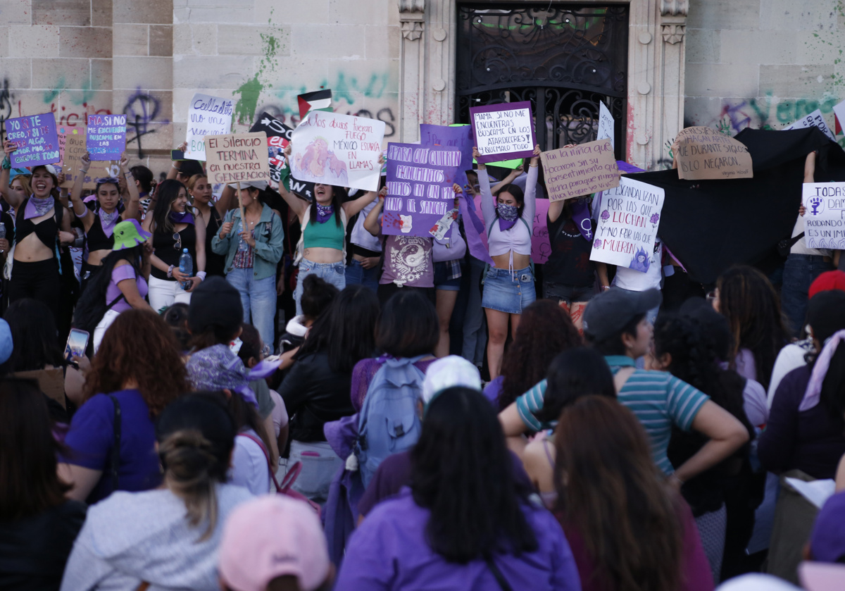 Marchas del 8M: mujeres en México levantan la voz en contra de la violencia machista