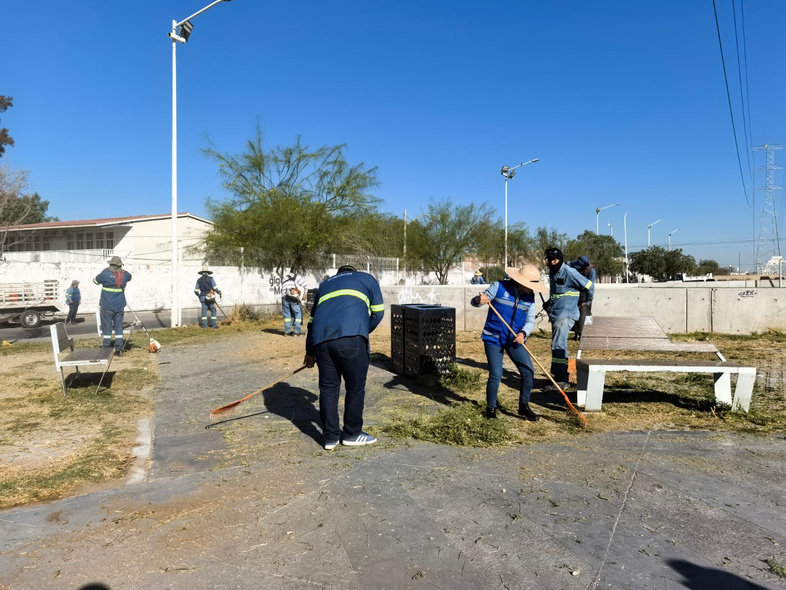 Realizó Municipio de Aguascalientes operativo de limpieza en el fraccionamiento Guadalupe Peralta