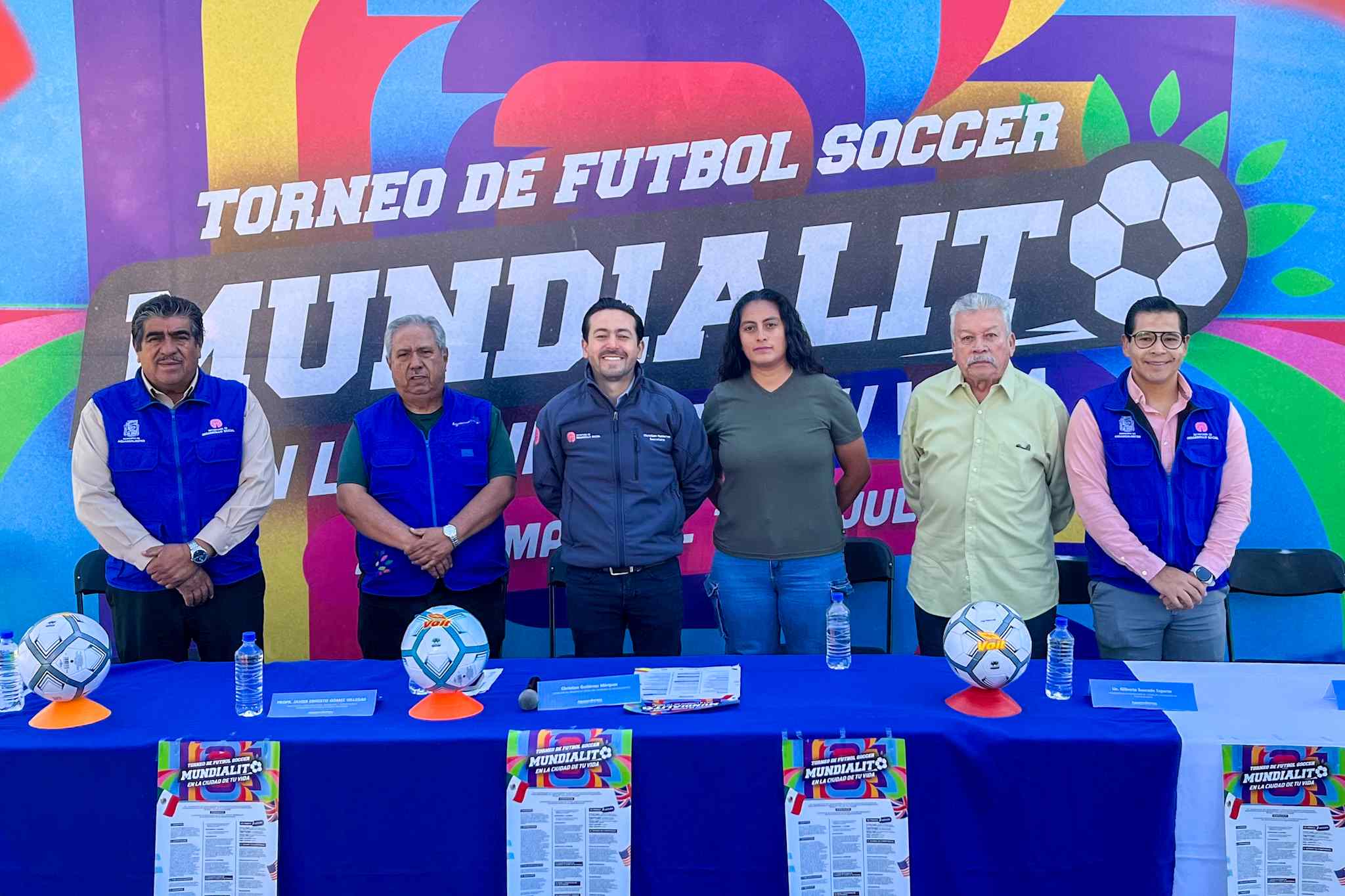 Presenta municipio convocatoria para el torneo de fútbol “Mundialito en la Ciudad de tu Vida”