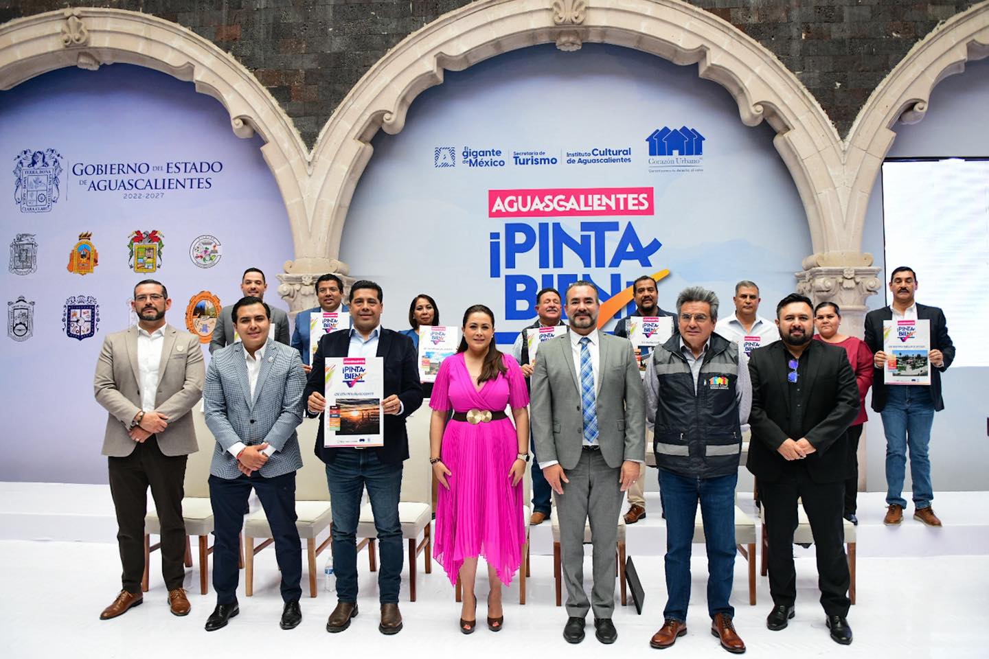 Tere Jiménez presenta el programa de mejoramiento de imagen urbana más grande en la historia de Aguascalientes