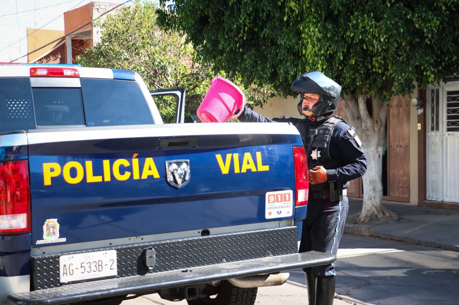 Fortalece policía vial operativo escoba para retirar objetos que obstaculizan la vía pública