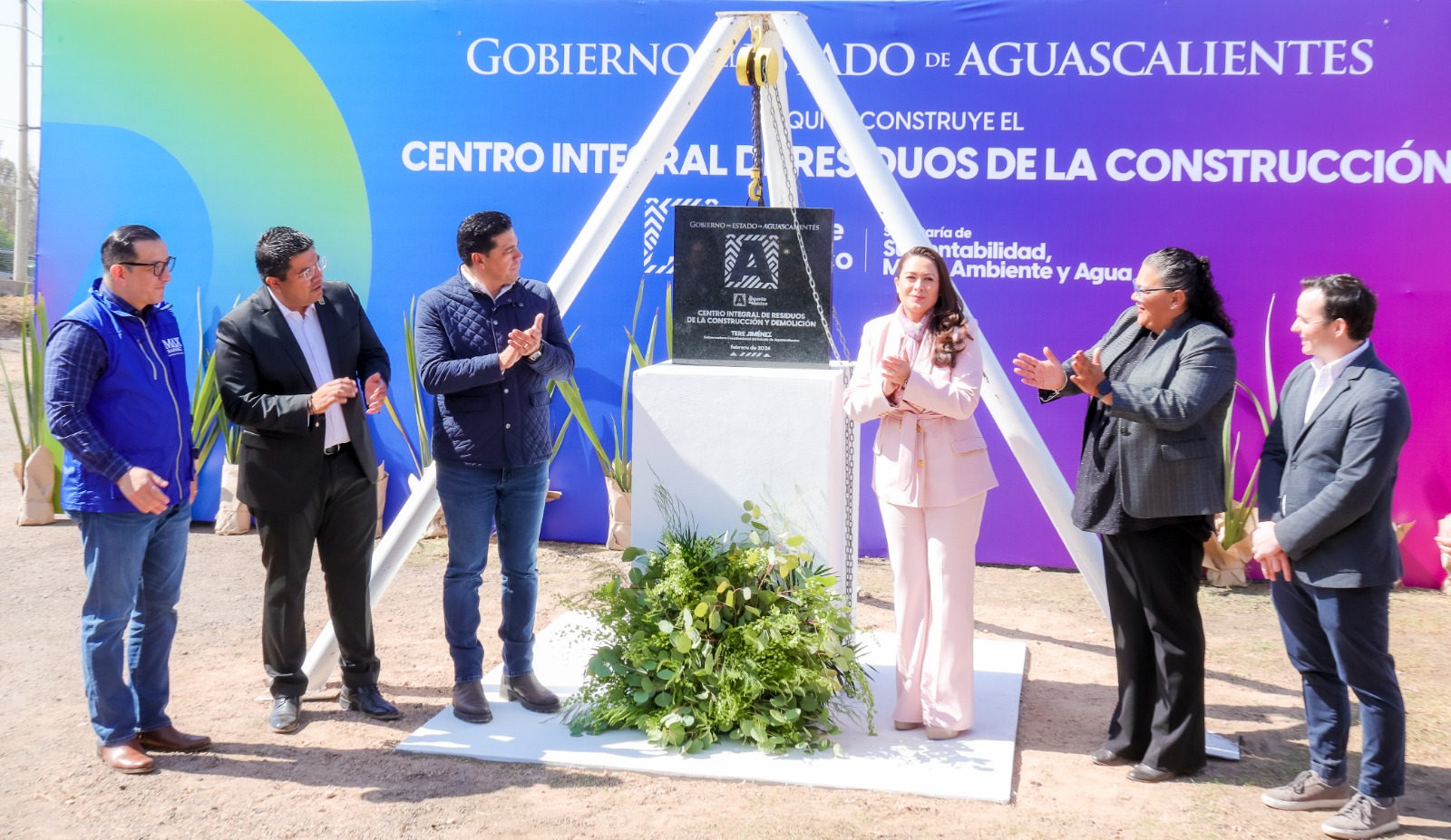 Acompaña Max el arranque del Centro Integral de Residuos de la Construcción