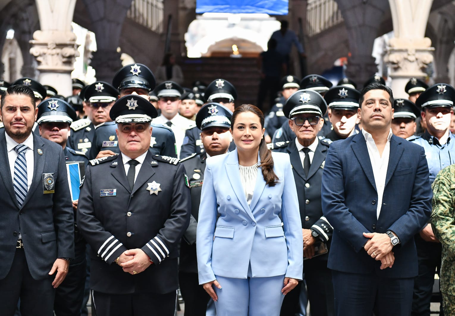 Reconoce Tere Jiménez a policías estatales y municipales por su valor y profesionalismo