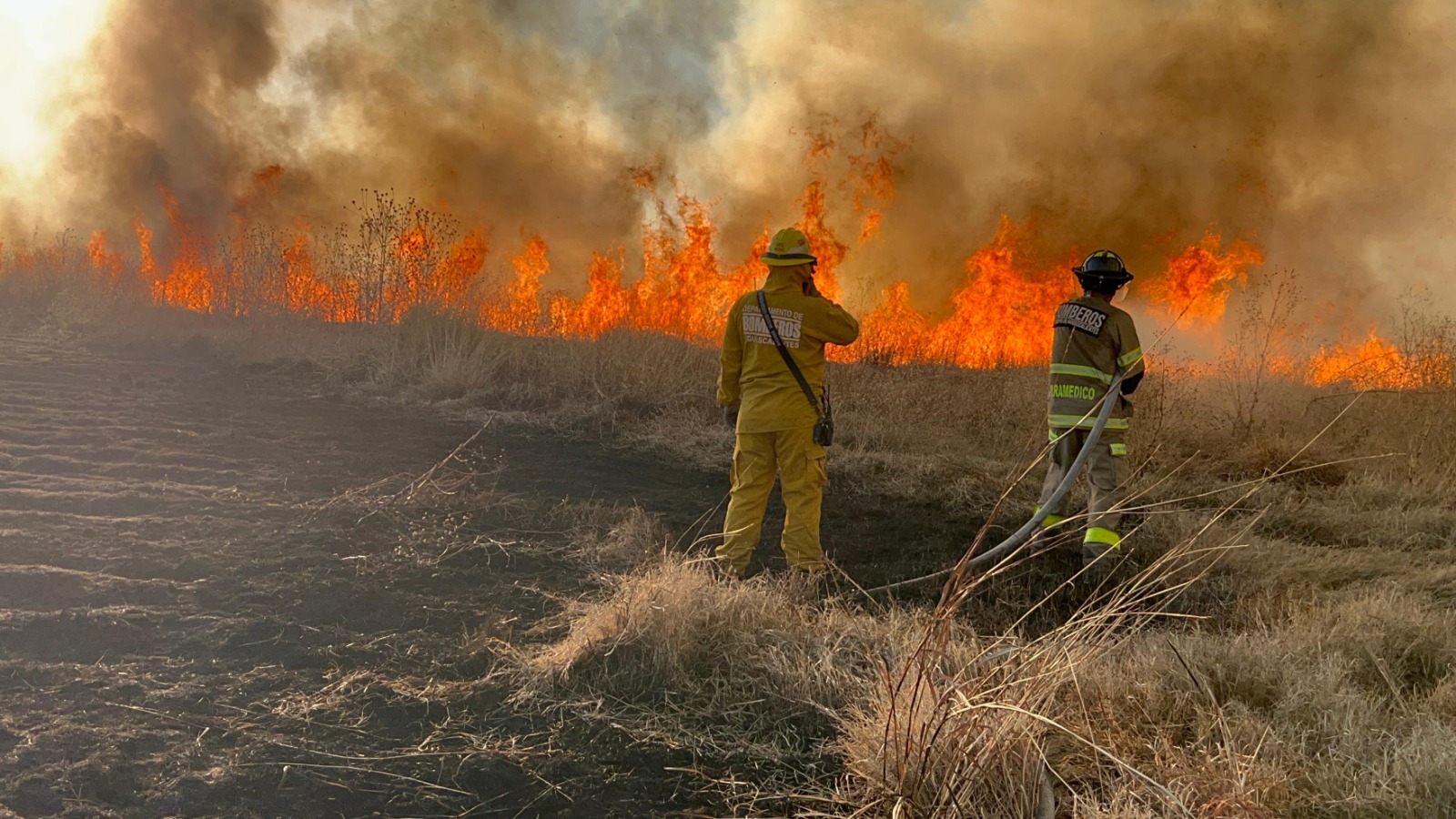 Emite Protección Civil recomendaciones ante temporada de incendios de pasto seco y forestales