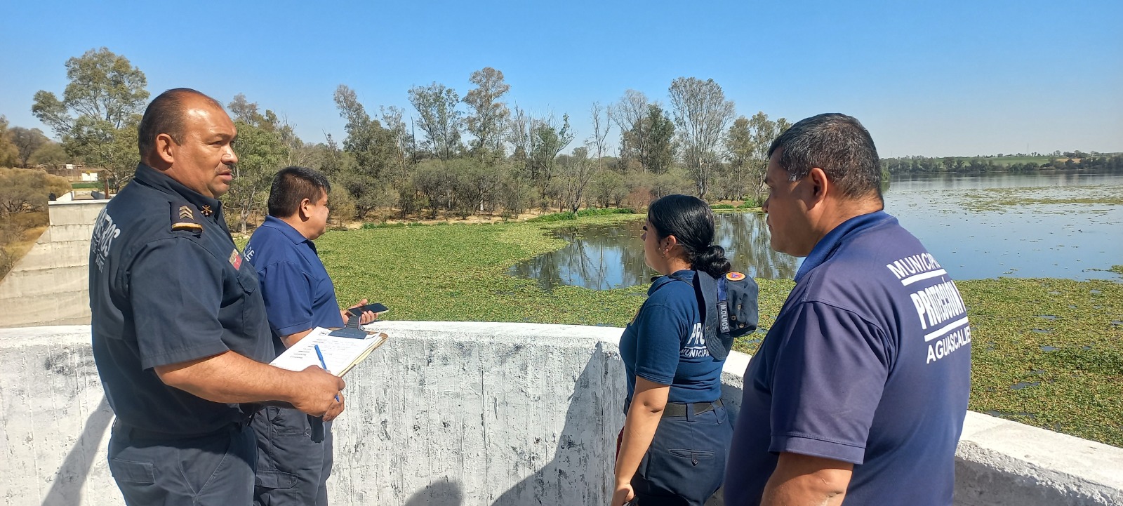 Ante la próxima temporada de Semana Santa Protección Civil monitorea los niveles de agua en presas y bordos