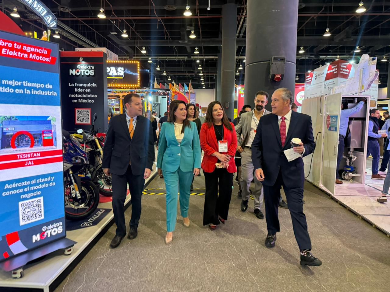 Tere Jiménez inaugura la Feria Internacional de Franquicias en el World Trade Center de la Ciudad de México
