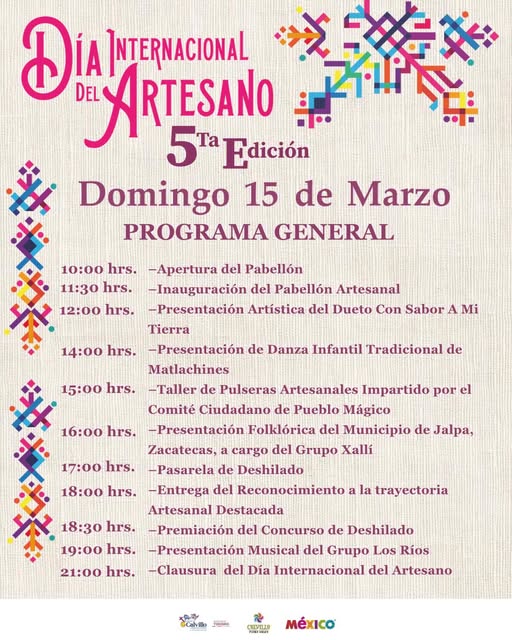 Invitan a celebrar a los artesanos en Calvillo