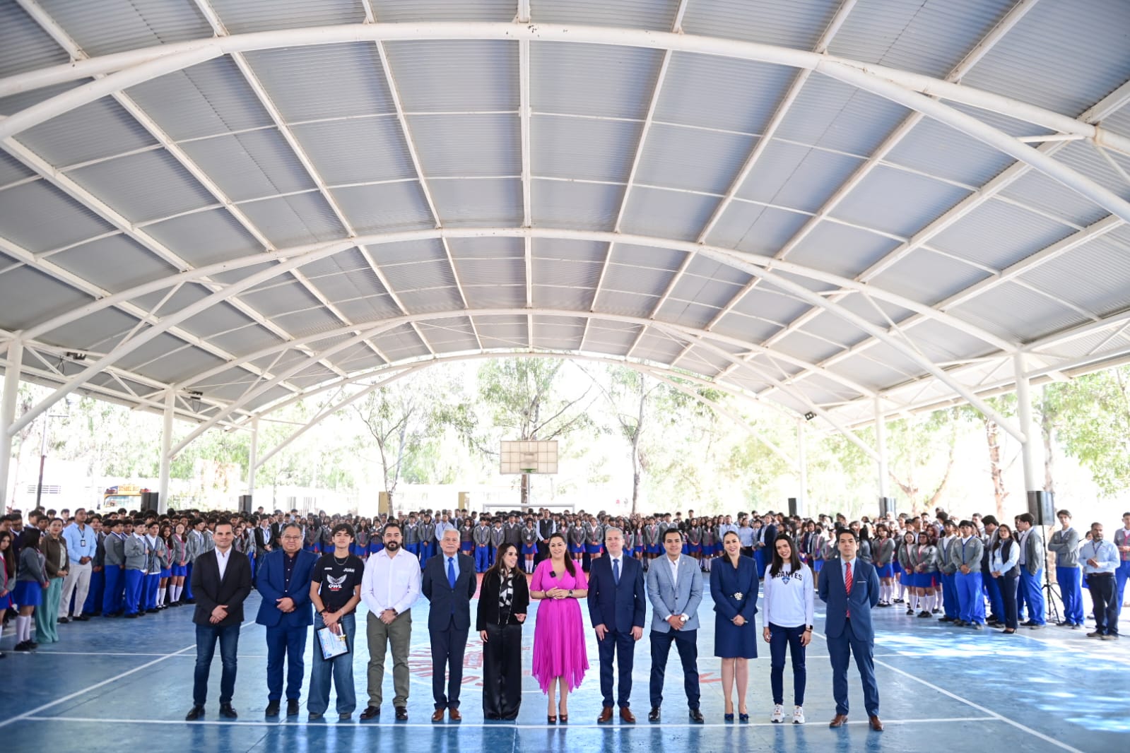Tere Jiménez inaugura laboratorio de inteligencia artificial en el CECyTEA de Rincón de Romos