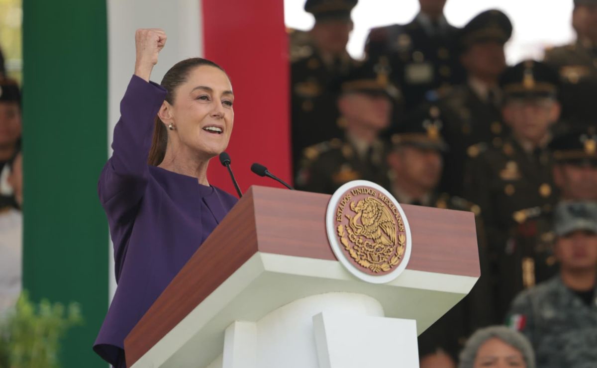 Sheinbaum homenajea a mujeres de las Fuerzas Armadas este 8M