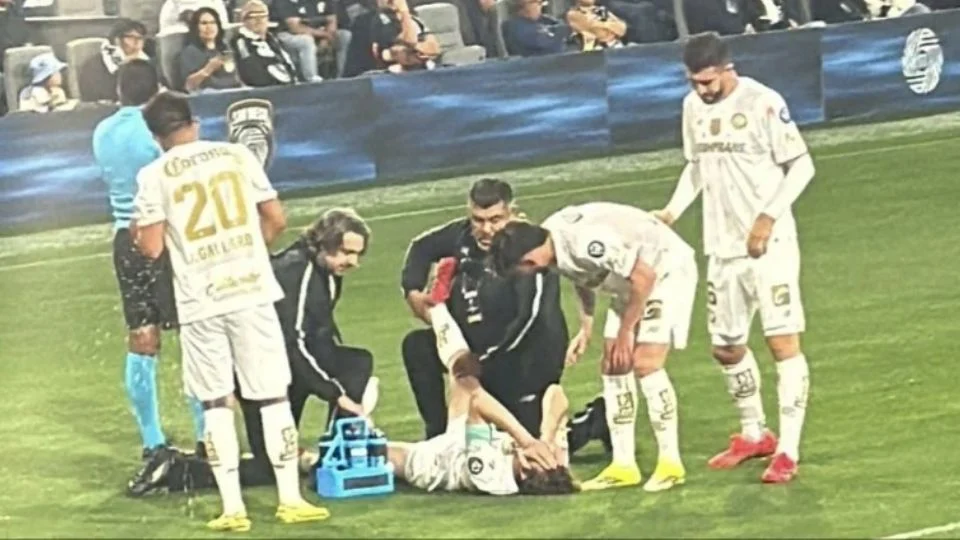 Marcel Ruiz sufre lesión de rodilla y sale llorando del partido del Toluca; peligra para el Mundial