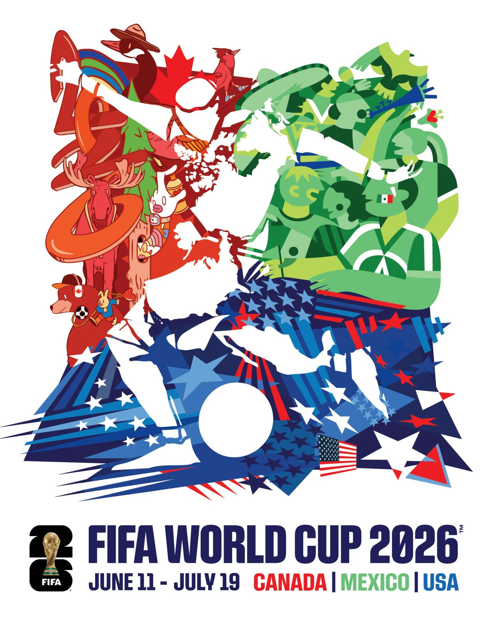 FIFA presenta el póster oficial del Mundial 2026