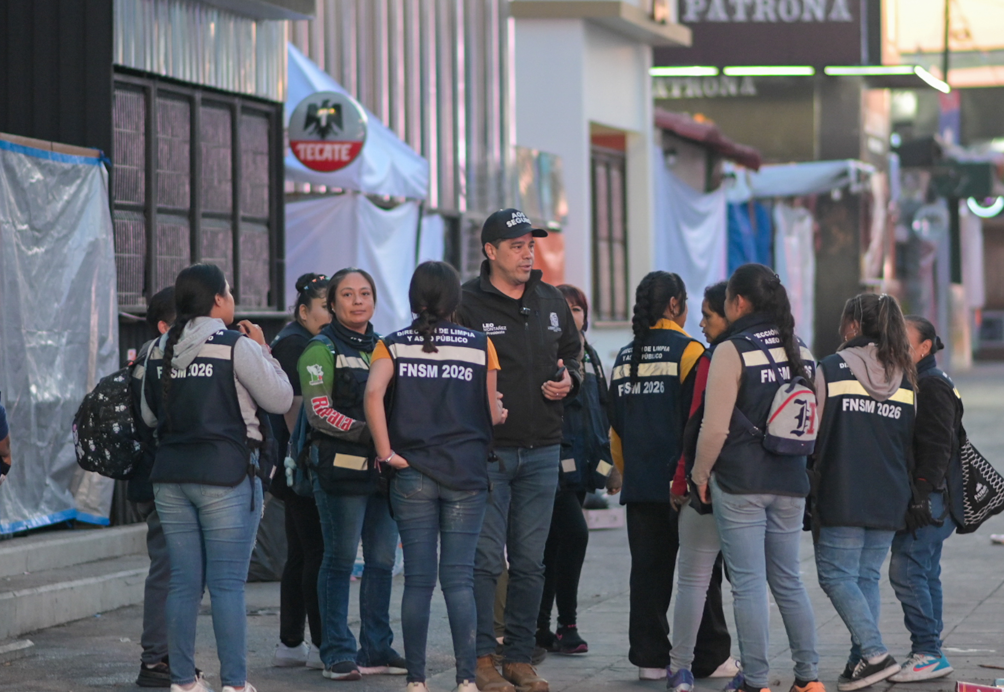 Encabeza Leo Montañez primer operativo de limpieza del perímetro de la Feria Nacional de San Marcos 2026