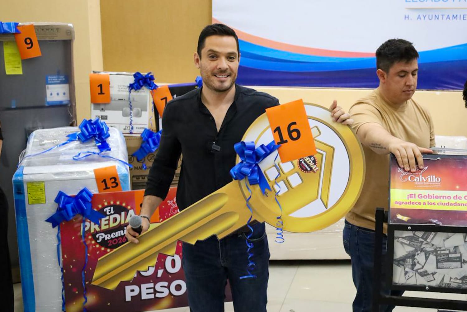 Realizan el sorteo El Predial Premia 2026 en Calvillo