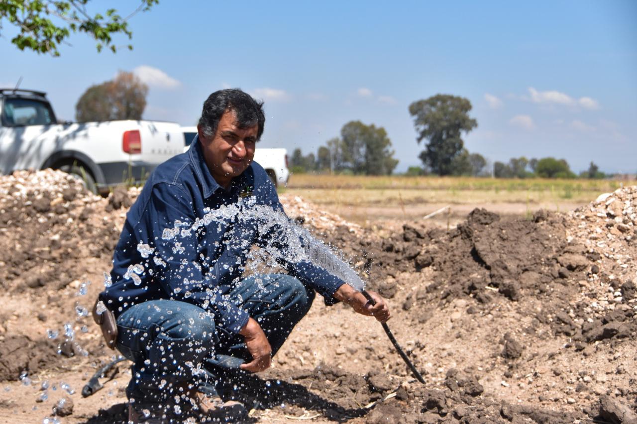 Distrito de Riego 001 beneficia a más de 180 productores, uno de ellos, el señor Manuel