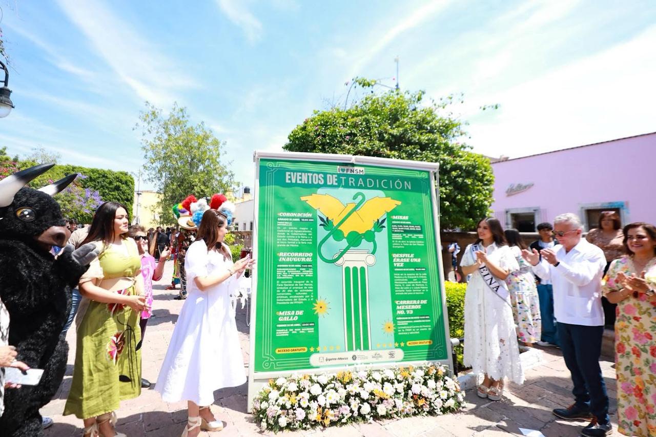 Devela Tere Jiménez el bando solemne que marca el inicio de la FNSM 2026
