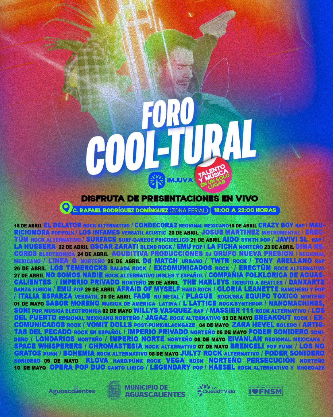 Presenta Municipio de Aguascalientes Foro Cool Tural en la FNSM 2026