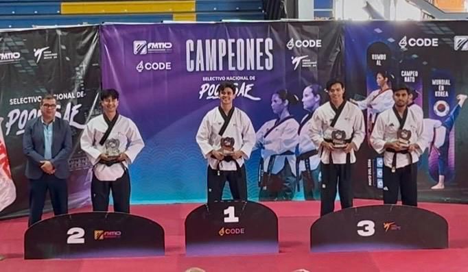 Los hermanos Martínez, campeones nacionales de taekwondo