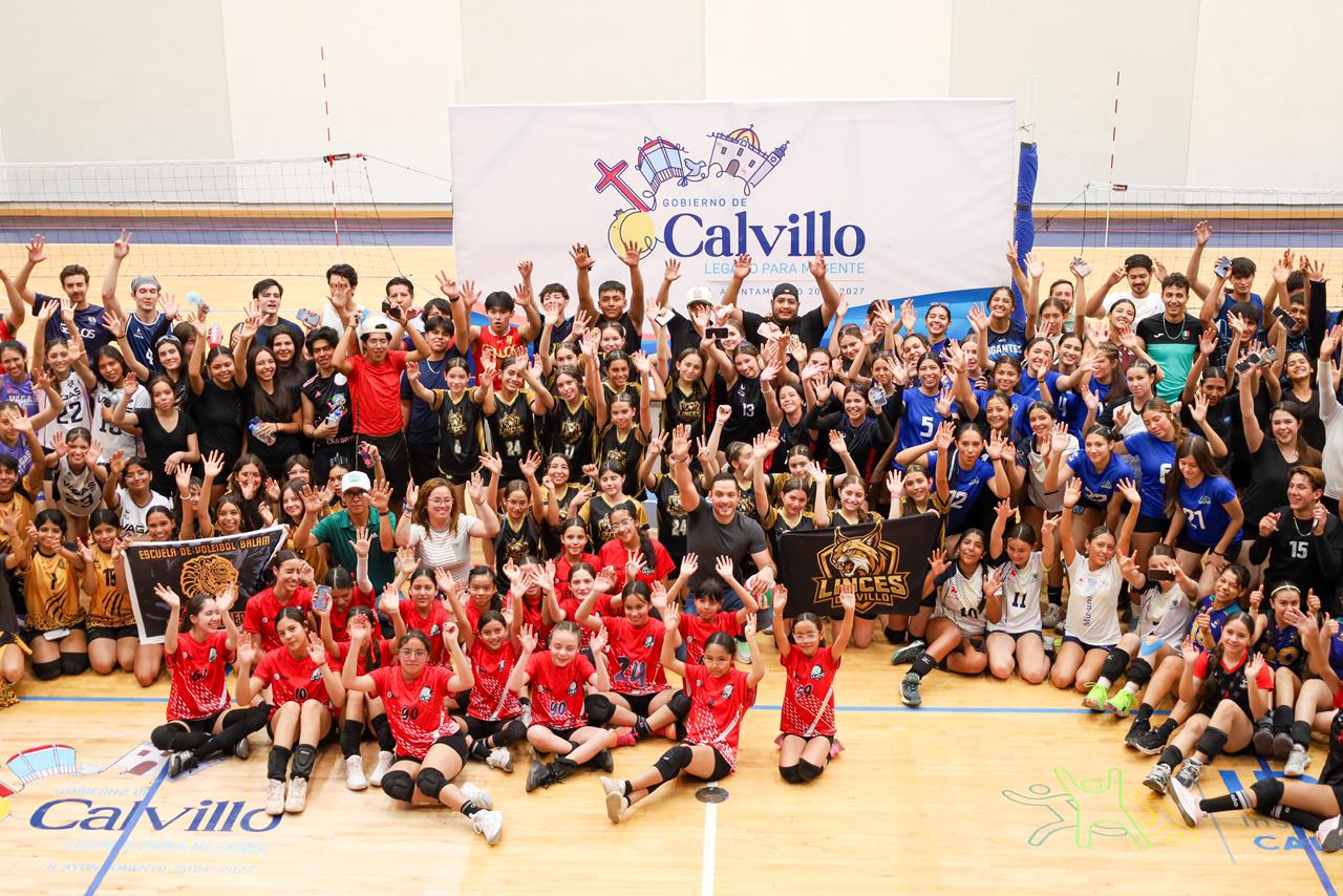 Inauguran la XX Copa Voleibol Calvillo