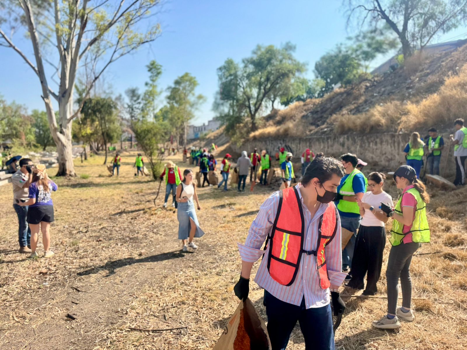Más de 7 mil 600 toneladas de residuos se han retirado del Río San Pedro